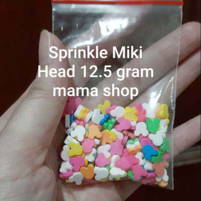 Sprinkle Trimit Mickey Head Hiasan Kue Cupcake Candy Permen Edible