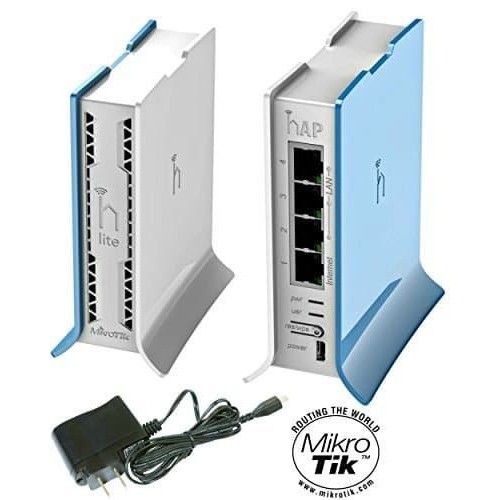 Mikrotik RB941-2nD-TC hAP Lite Vertikal Blue White Router Wireless
