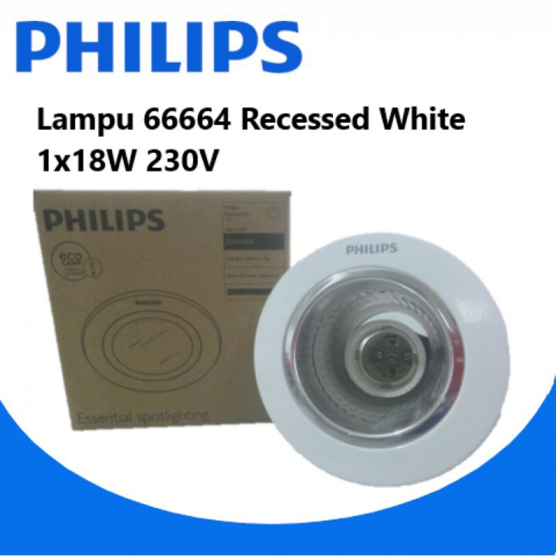 Philips Downlight 4in putih (66664)