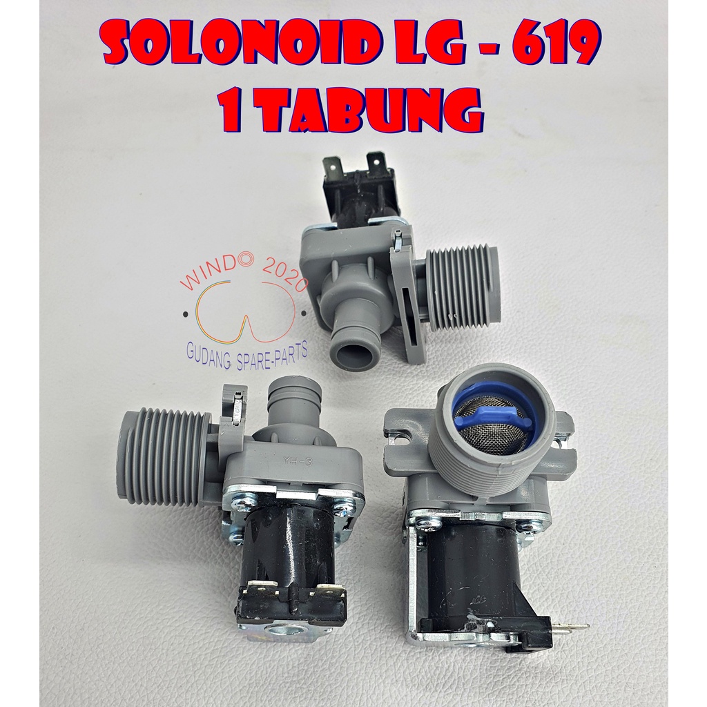 SLONOID 618 | PUMP WATER INLET | SELENOID OTOMATIS POMPA MASUK AIR MESIN CUCI LG 1 TABUNG MULTI