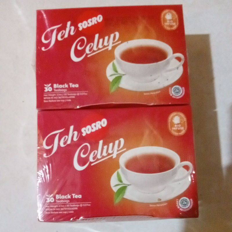 

TEH CELUP SOSRO isi 30 teabags