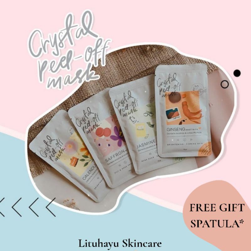 (READY)  Runaskin Crystal Peel Off Mask / Masker Peel Off Original