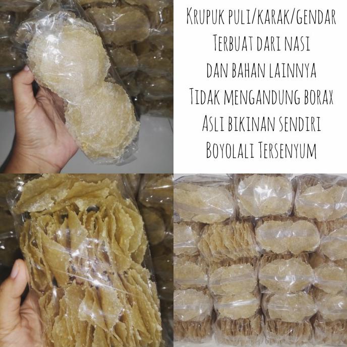 

Big Sale Kerupuk gendar/karak/puli Goreng/Mentah asli boyolali Big Sale