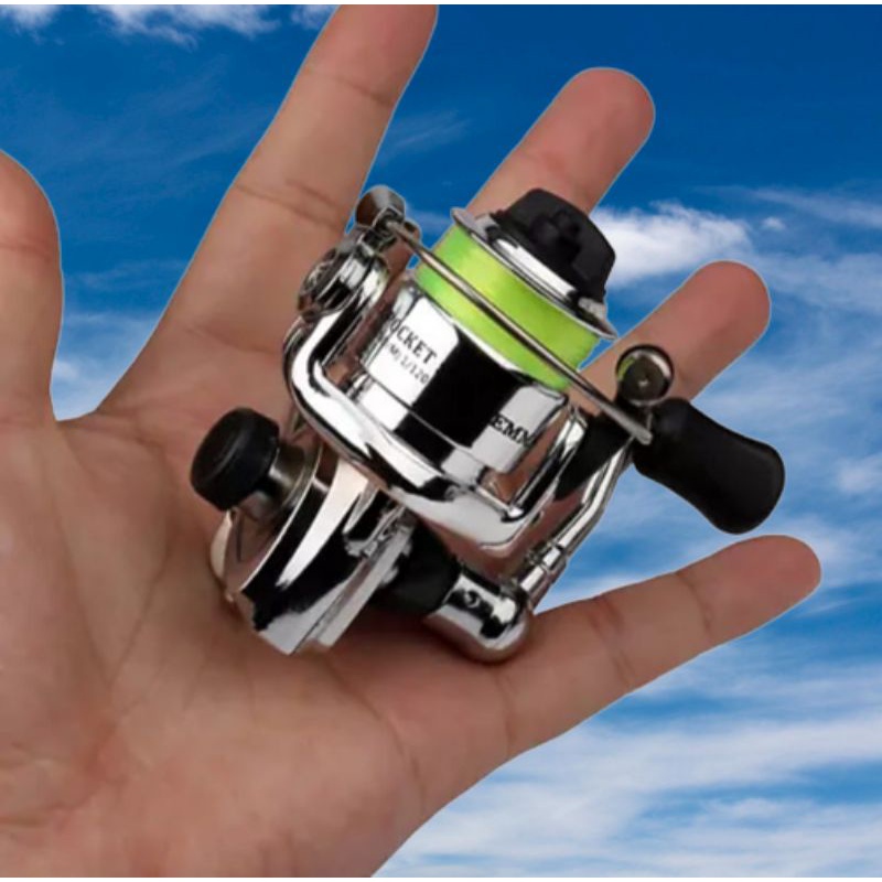 Spinning Fishing Reel Almunium Alloy XM100, Rasio Gear 4: 3: 1