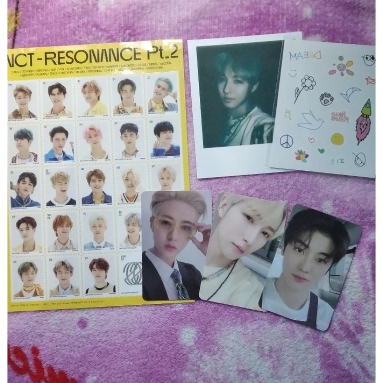 PC POLA RENJUN HELLO AGENT JAEMIN CAFE TATTO STICKER RESONANCE