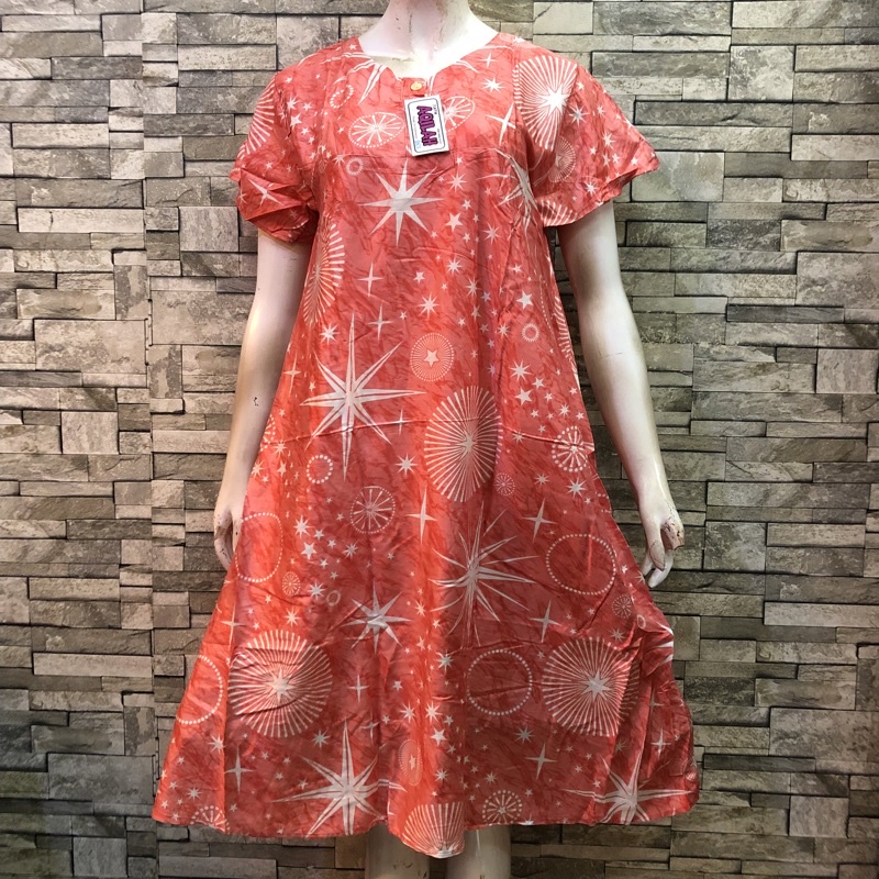 DASTER BALI MURAH MOTIF KEMBANG | BATIK AQILAH-KC 1