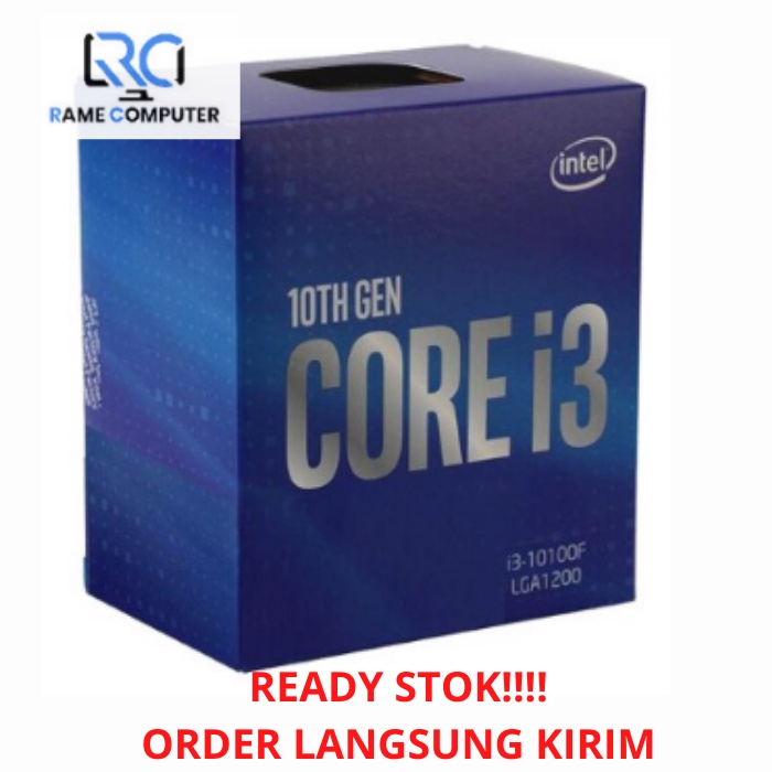 INTEL CPU PROCESSOR CORE I3-10100F 4.3GHZ