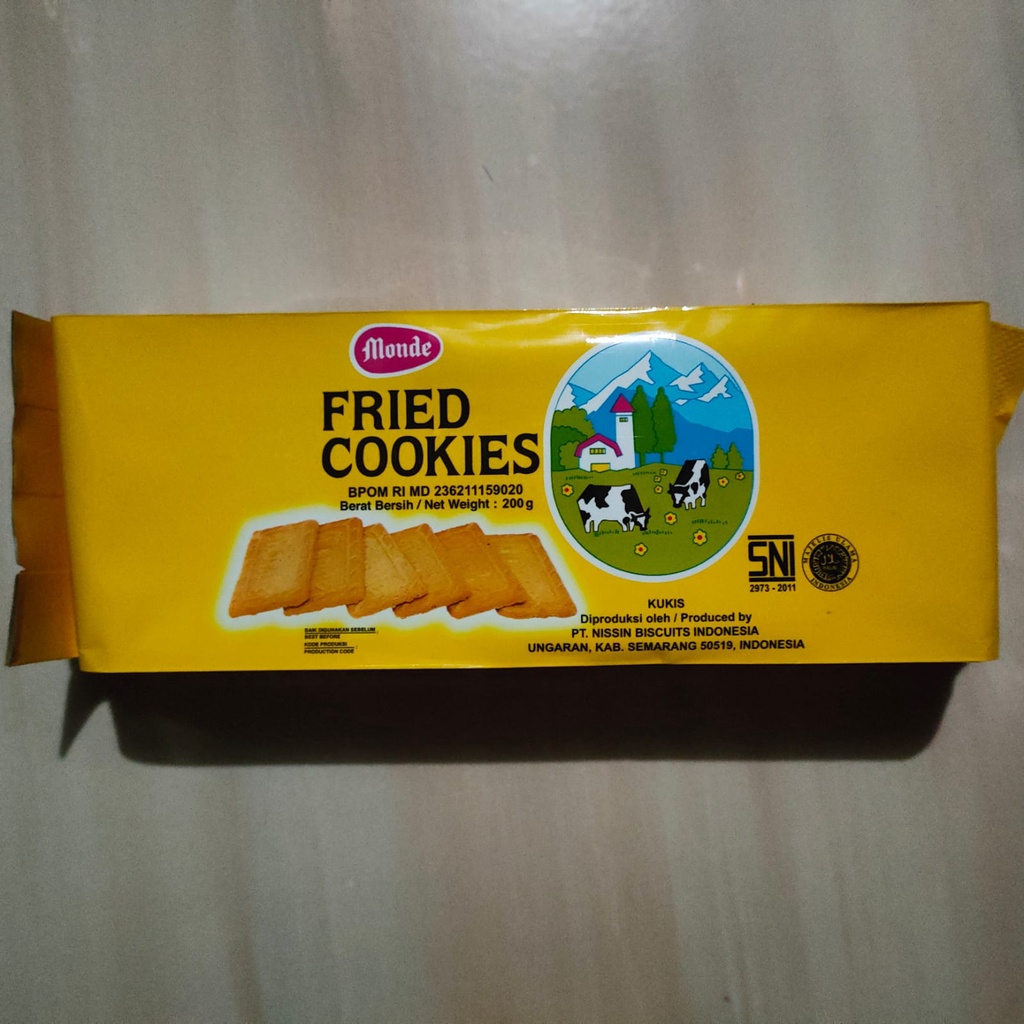 

Monde Fried Cookies 200 gr