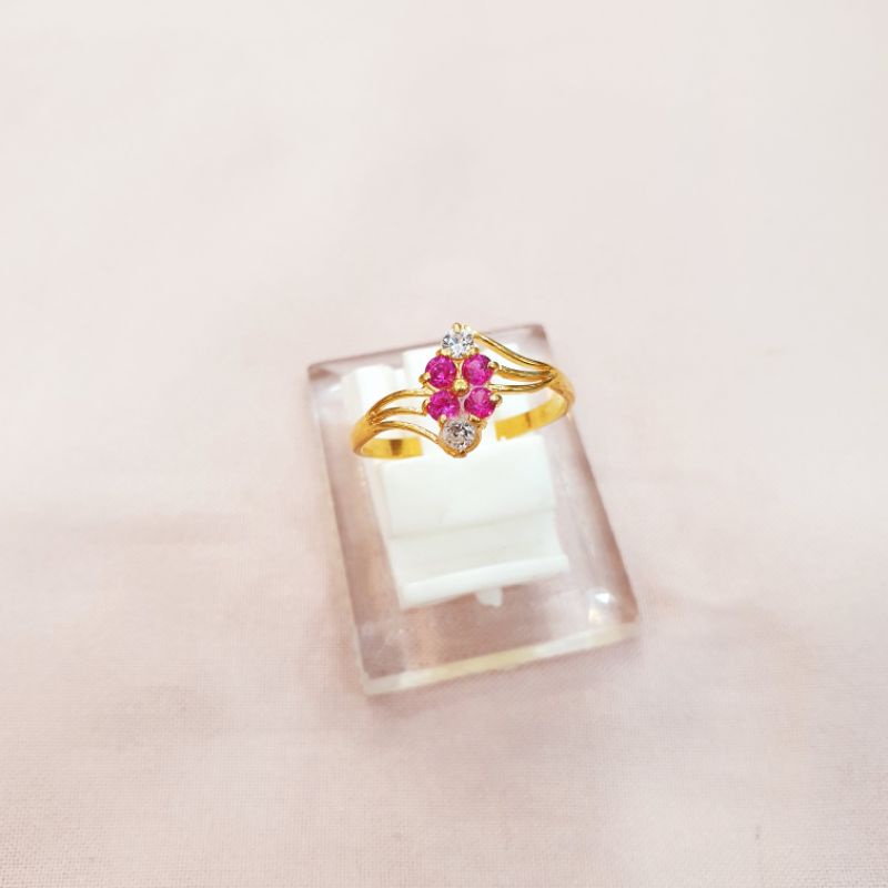 Cincin permata emas asli kadar 300