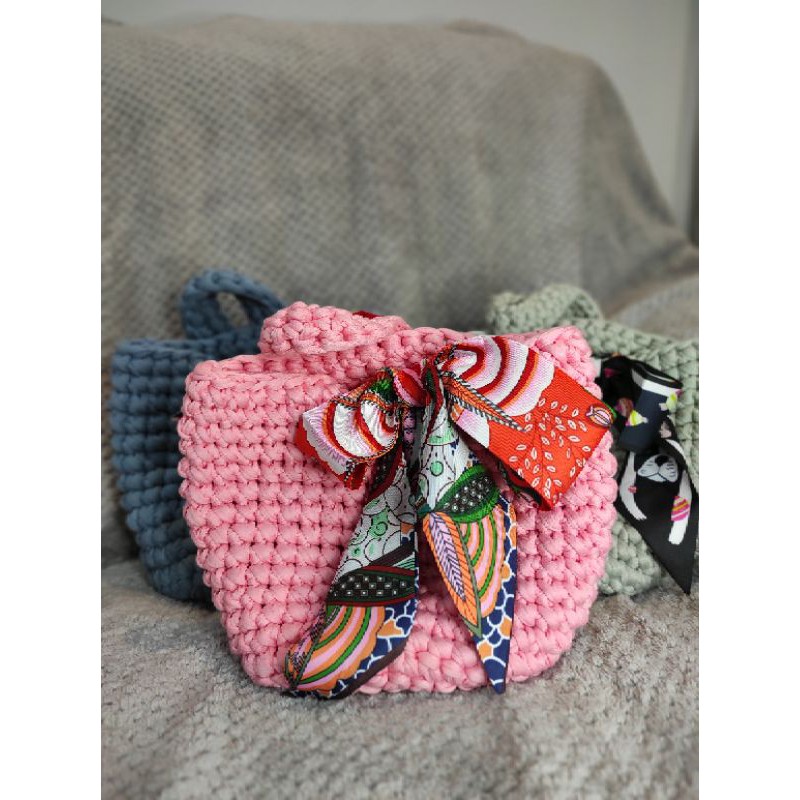 

tas rajut pink stabilo