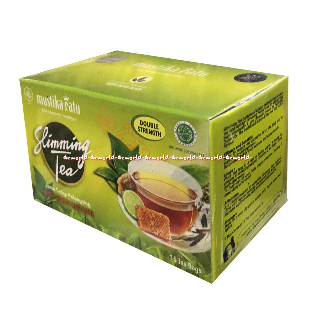 Mustika Ratu 15pcs Slimming Tea Herbal Tea Honey Tea Honey And Lime Teh Herbal Kurus Badan Mustikaratu