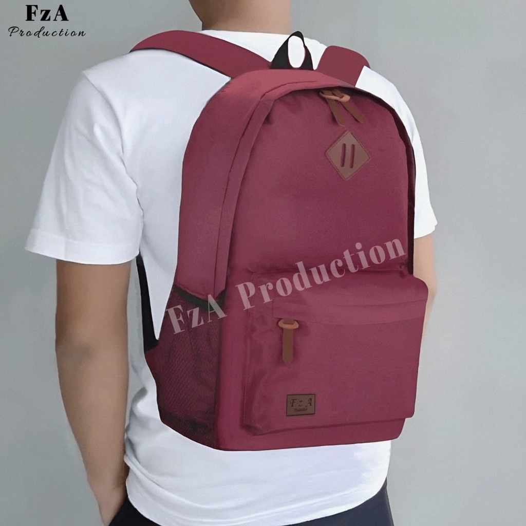 FzA Official - Tas Ransel Punggung Distro Casual Pria Wanita / Tas Ransel Laptop Backpack Original - MRTP