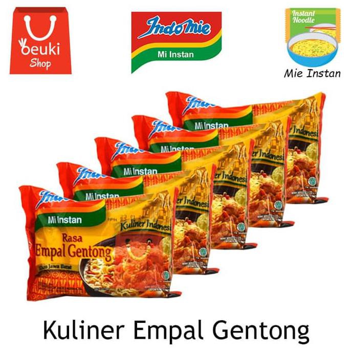 

PAKET ISI 5 Indomie Mie Instan Kuah Empal Gentong - 5pcs x 70gr BIG SALE