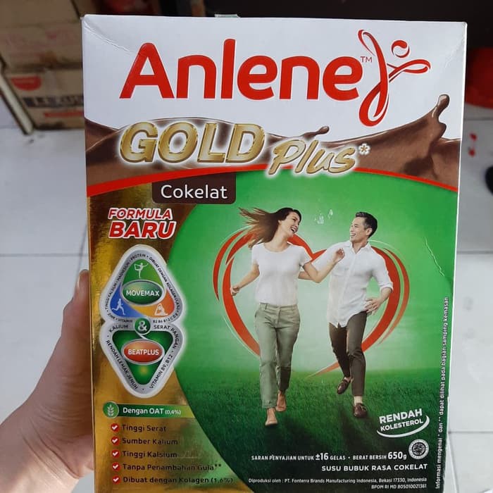 Anlene Gold Plus Cokelat 650gr