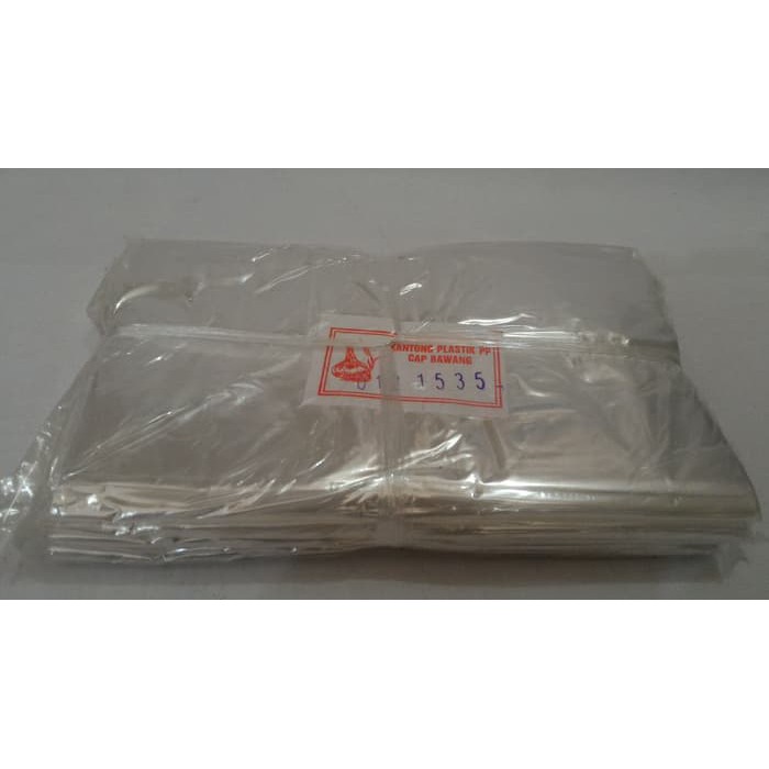 PLASTIK PP TAHU 15X35 / PP BENING TIPIS 15 X 35 MAS