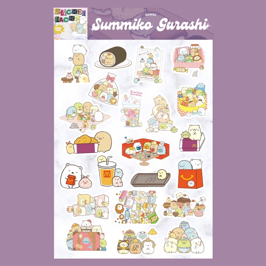 

Summiko Gurashi Sticker Sheet