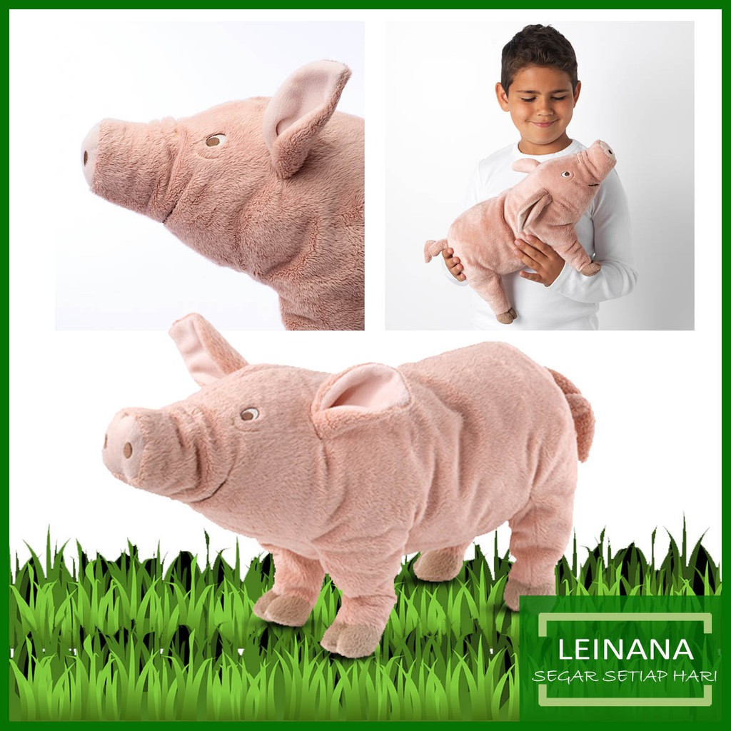BONEKA babi merah muda / boneka babi cute / boneka main babi