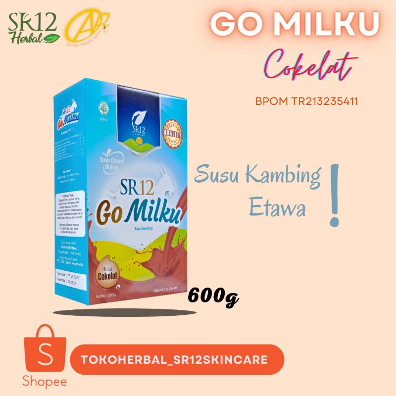 

Go Milku Cokelat Sr12 (600g) Susu Kambing Etawa Mengurangi Kolesterol Darah Menjaga Kesehatan Tulang