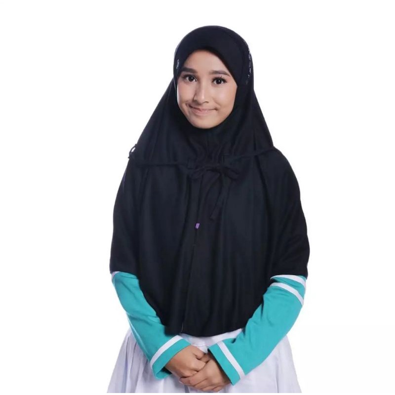 Termurah  Rabbani Original Kerudung Hijab Instan Altis Hitam S