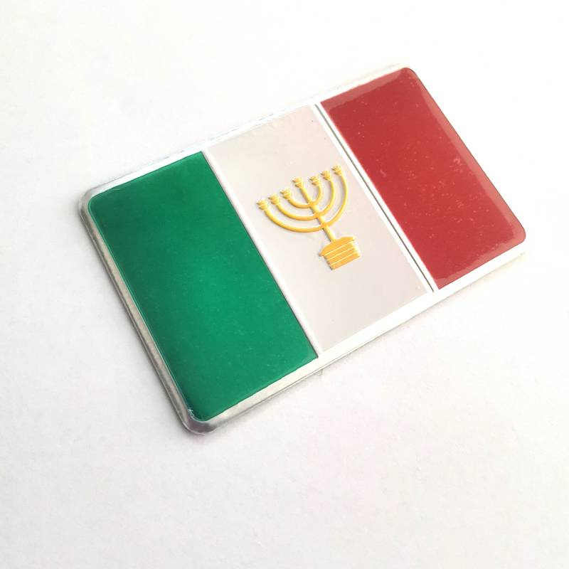 1pc Stiker Emblem Logo Iglesia Ni Cristo The Church Of Christ Bahan Aluminum