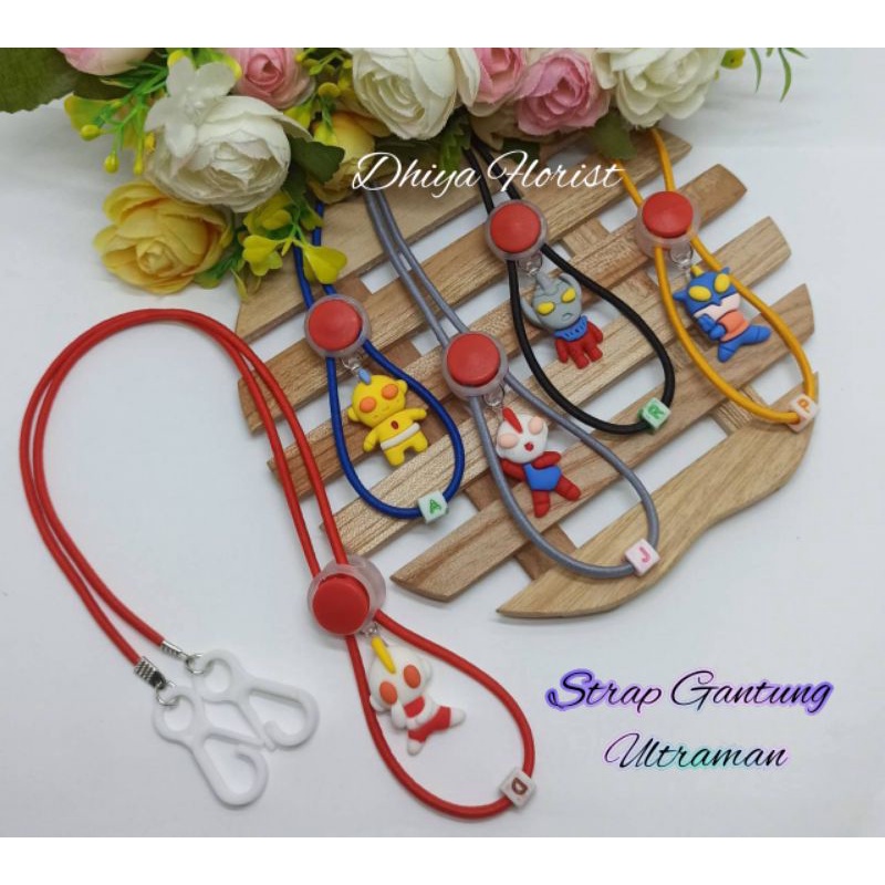 Strap Masker Kekinian Gantung Ultraman Series Strap Masker Tali Elastis Cute Boneka Series Strap Mas