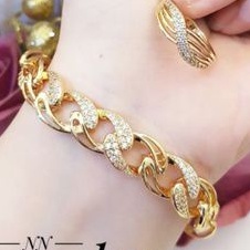 Xuping Set Gelang dan Cincin Wanita GC987