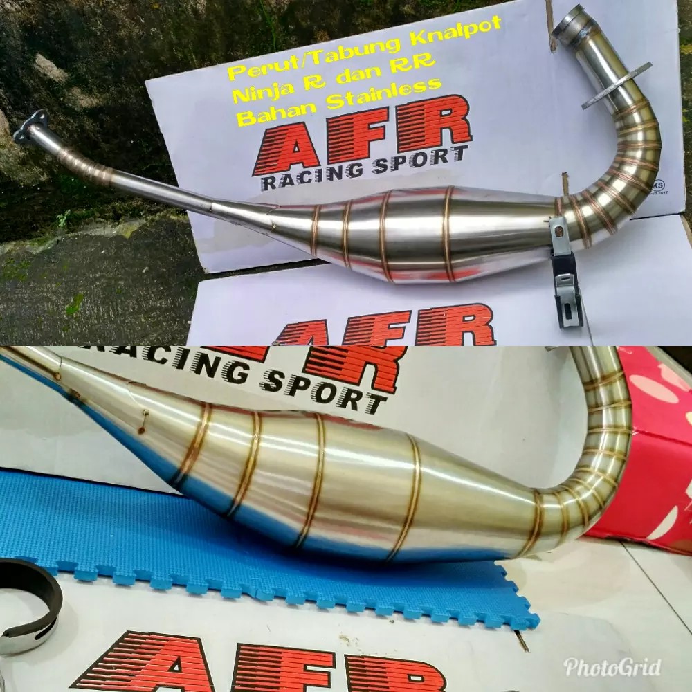 Tabung Perut Knalpot Ninja R Dan RR Bahan Stainless