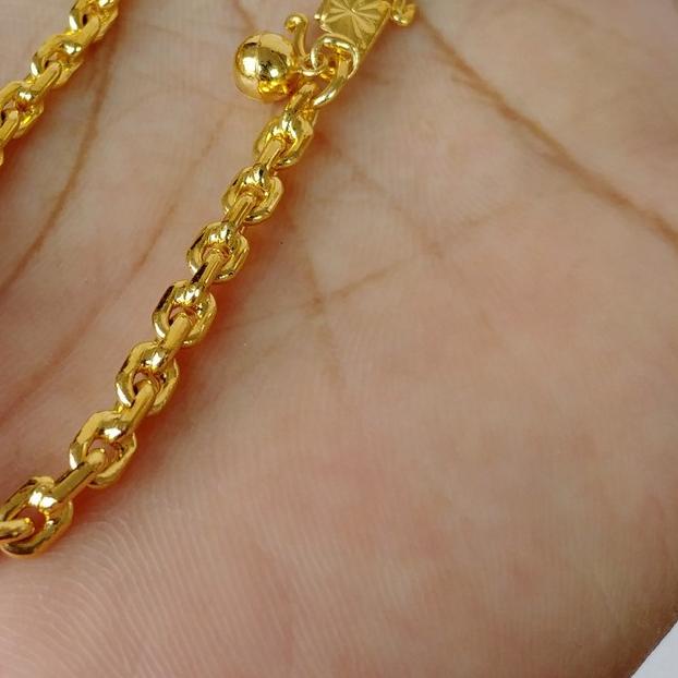 ➭ Gelang Rantai Nori Lapis Emas 24k ✻