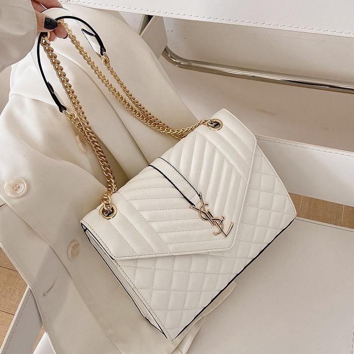 TAS Y*L UKURAN BESAR TALI RANTAI IMPORT MURAH Tas Selempang Wanita Import Murah Tas Import Fashion W