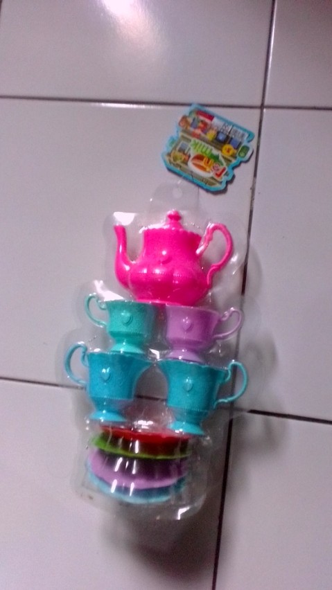 Mainan Nampan Teko Gelas Tea Set