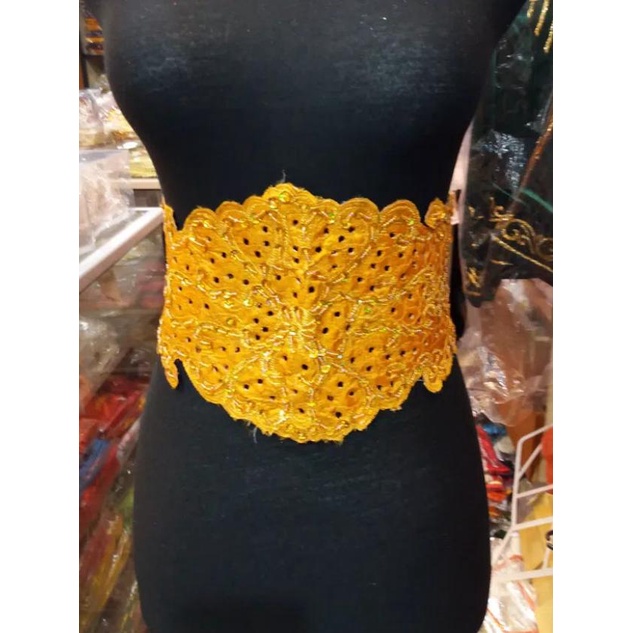 Aksesoris pinggang/obi bordir payet kebaya