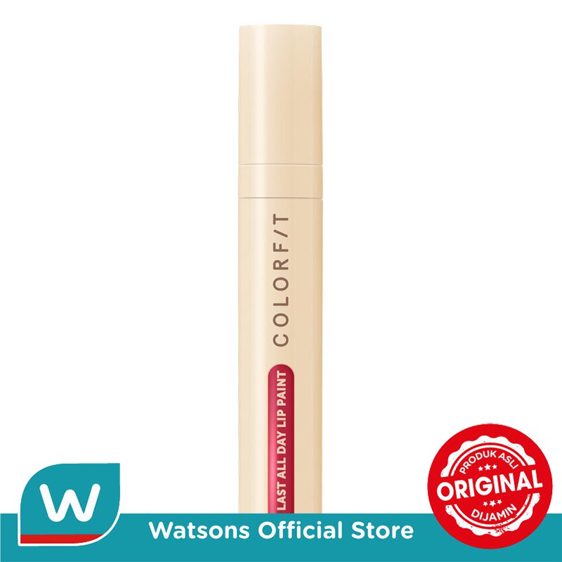 Wardah Colorfit Last All Day Lip Paint 08 Red Repeat