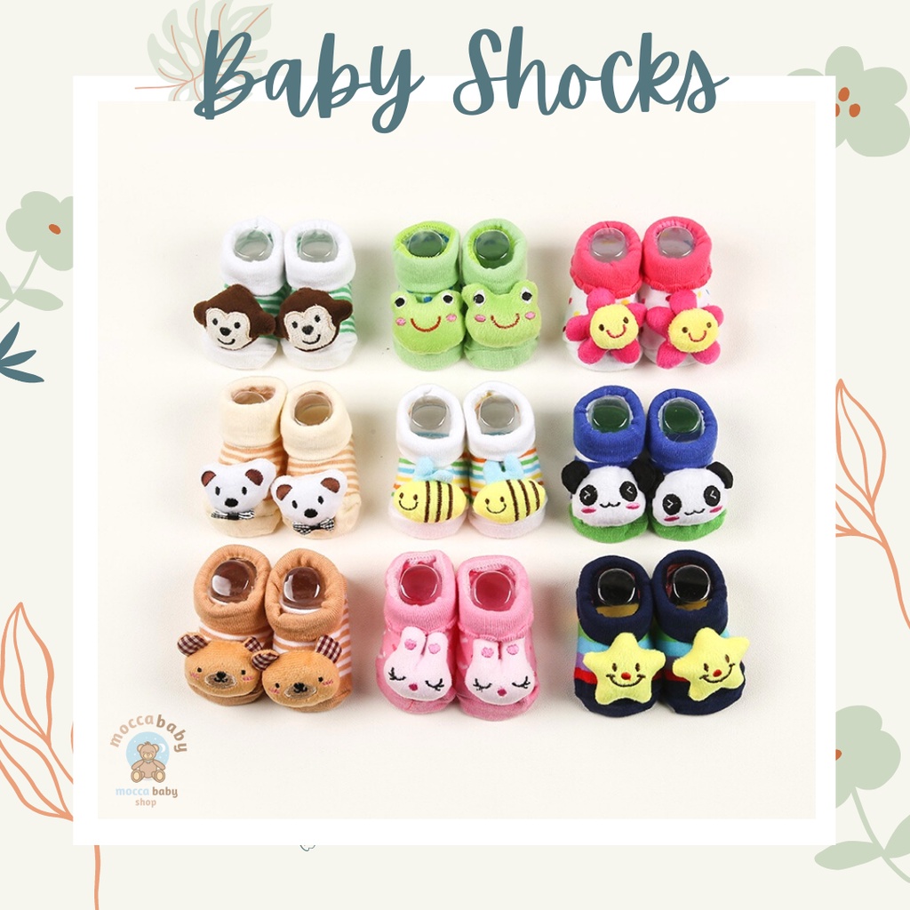 MBSS - Promo kaos kaki anak/kaos kaki bayi import motif karakter 3D / DOLL HOUSE