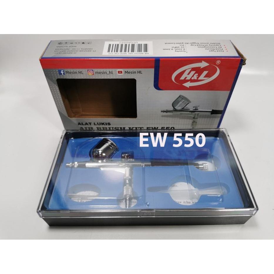 

EW 550 Air Brush Kit Pen Brush Spray Gun Lukis HnL EW 550