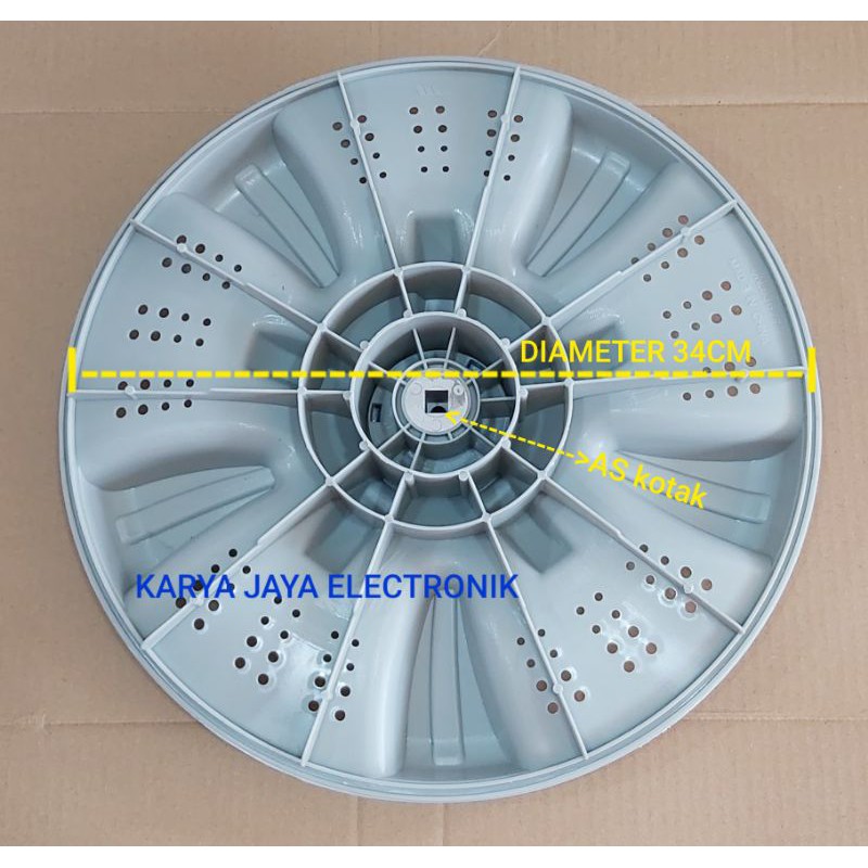 Pulsator mesin cuci Samsung 1 Tabung Diameter 34 AS kotak