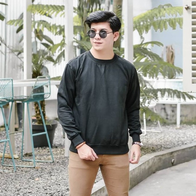 BASIC SWEATER || CRAWNECK SWEATER PRIA || SIZE ( M-L-XL ) #CRA