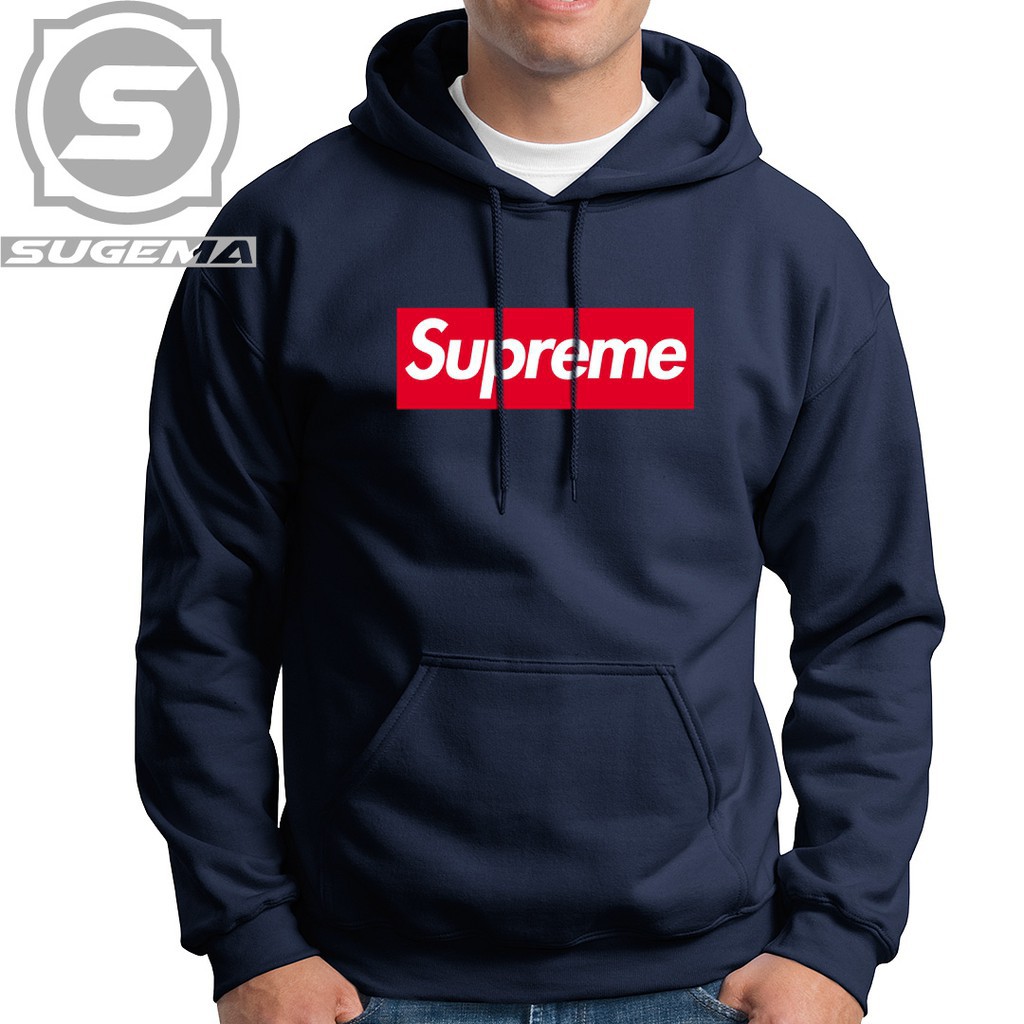 Sweater  Hoodie Supreme Maroon Premium Pleece Tebal