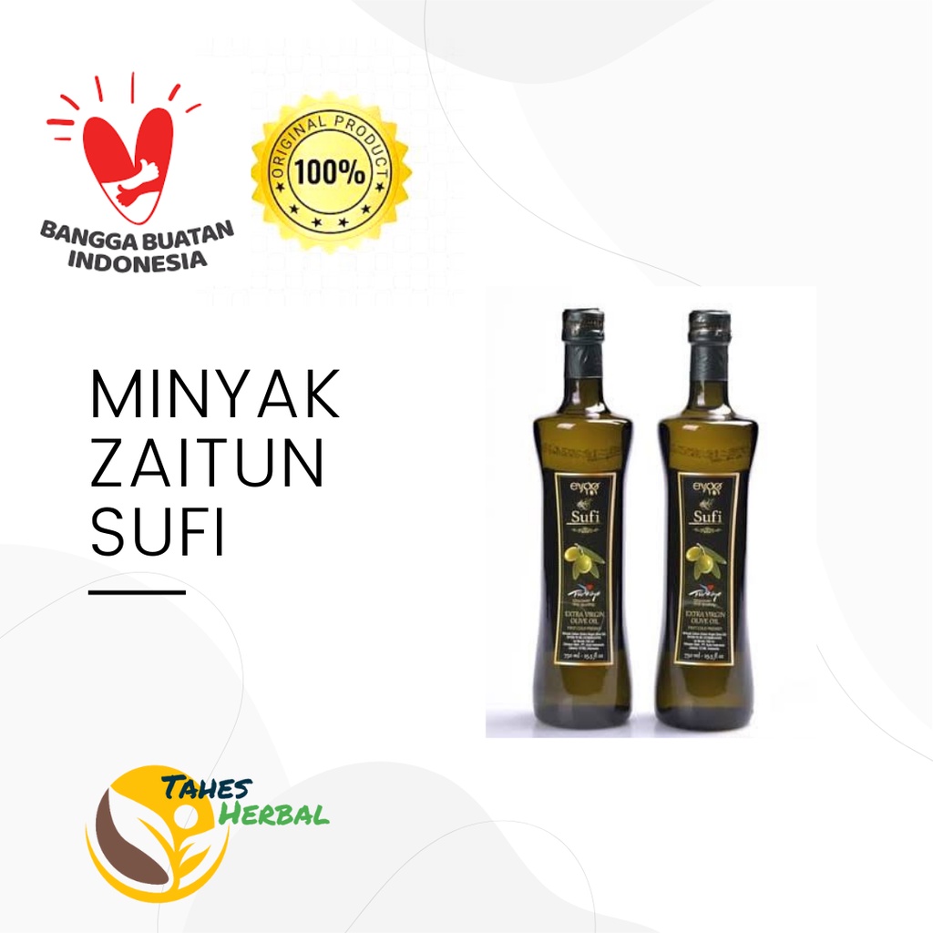 Sufi Extra Virgin Olive Oil 250ml Minyak Zaitun evoo