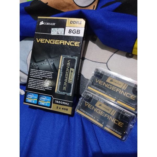 CORSAIR VENGEANCE DDR3 8gb (2x4gb) sodimm