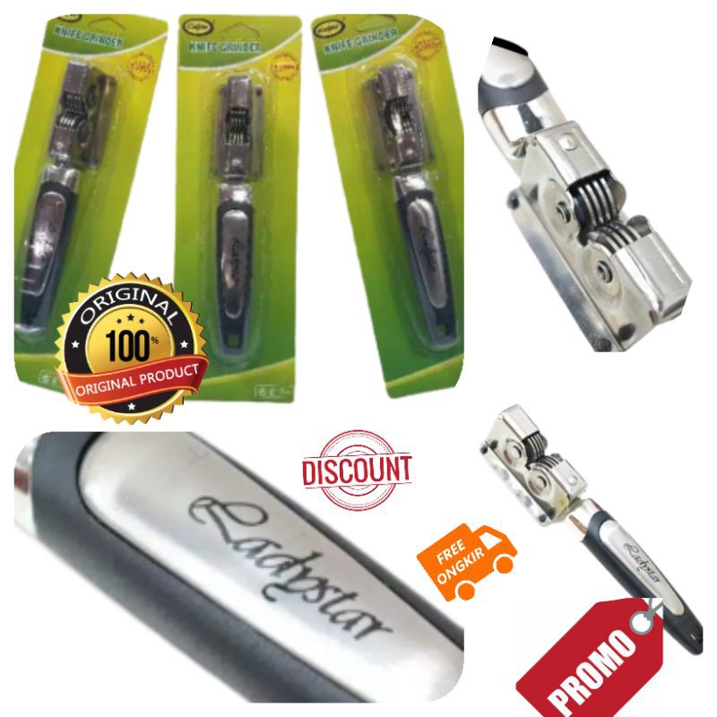 Asahan pisau Ladystar asah pisau termurah dan praktis  knife grinder  stainless alat asah gunting