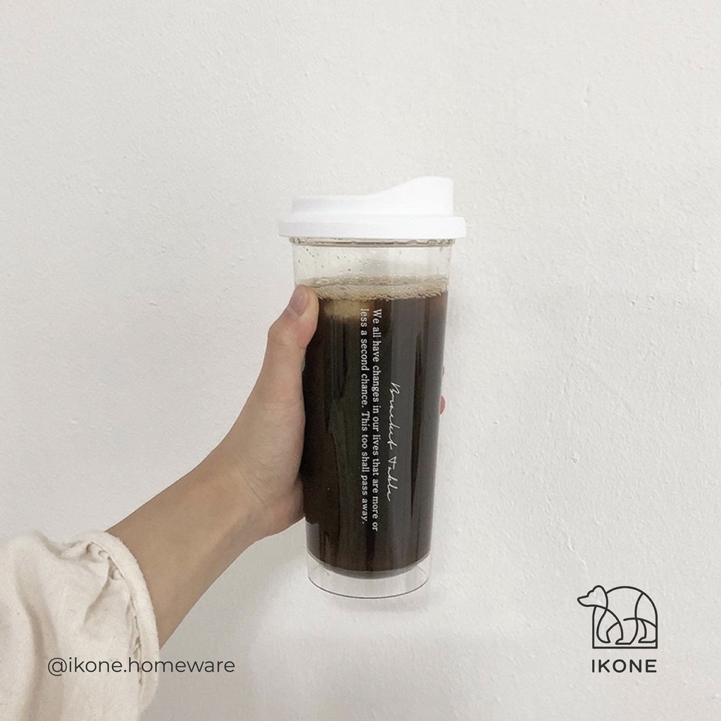 【IKONE】KOPA Botol Minuman Drinking Bottle Water Bottle Cup Coffee Tea Cangkir Kopi Teh Minuman Aesthetic Estetik Takeaway Cup Starbucks Mug Gelas