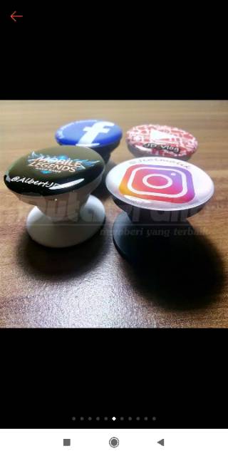 TERPOPULER Pop Socket Griptok Custom Resin BISA FOTO SENDIRI