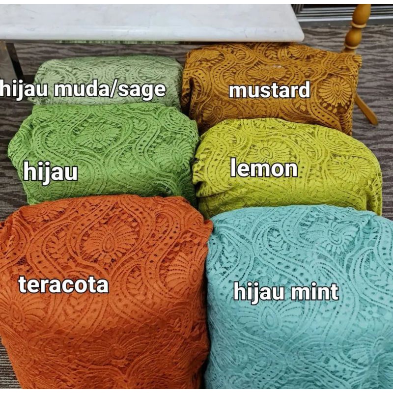 Kain Tile mutiara/Tulle Bordir/Tulle Bordir Kebaya/Brukat Kebaya Modern/Tulle Mutiara/Brukat Corneli