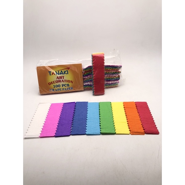 

Kertas Krep Potongan Dos Isi 100 Pcs / Crape Paper Tanaki