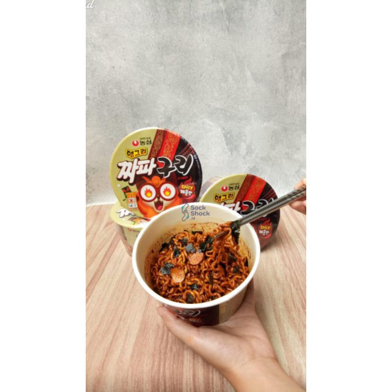 jjapaguri chapaguri cup noodles mie korea nongshim (expired 8/1/2021)