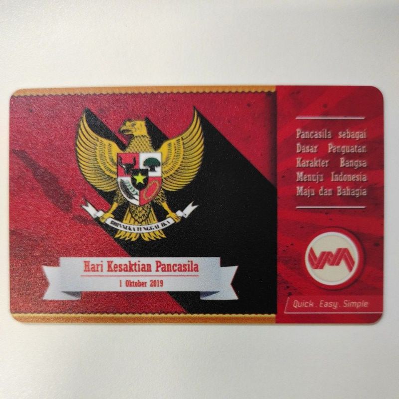KMT - Kartu Multi Trip KRL/Commuter Line Edisi Hari Kesaktian Pancasila 2019