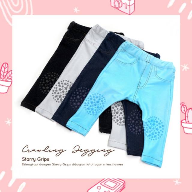 Crawling Jegging Cuddleme - Celana Legging Anak