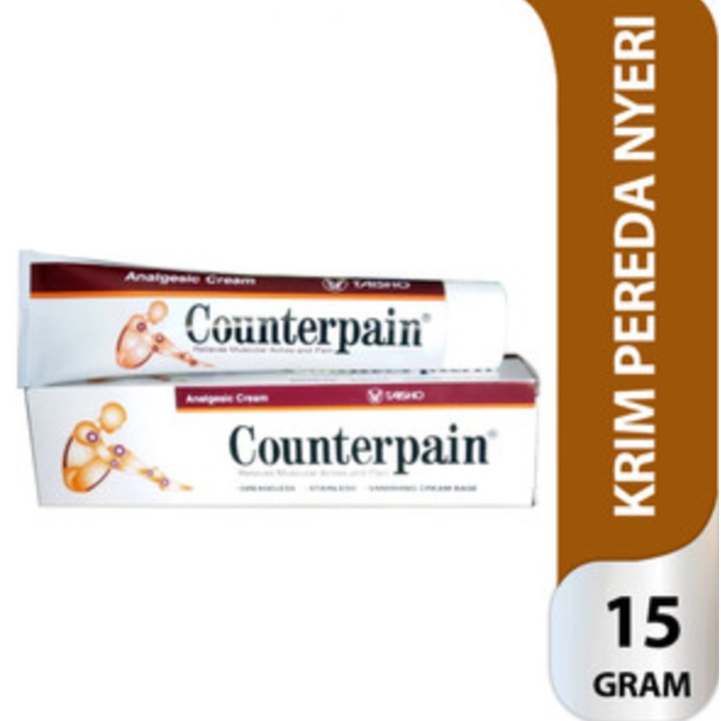 Counterpain Gel Original &amp; Cool Gel 5GR/15GR/30GR/60GR/120GR ORIGINAL-BPOM