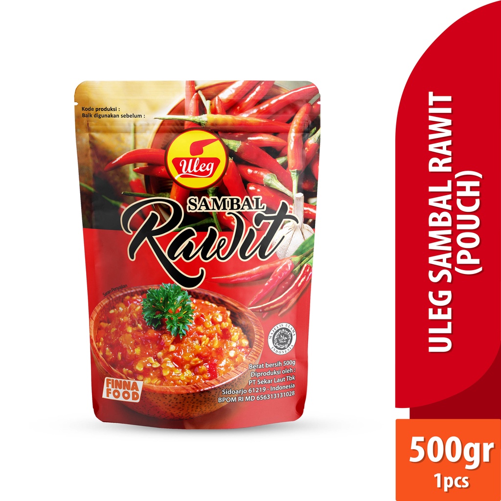 

Finna Sambal Uleg Rawit (Pouch/500gr)