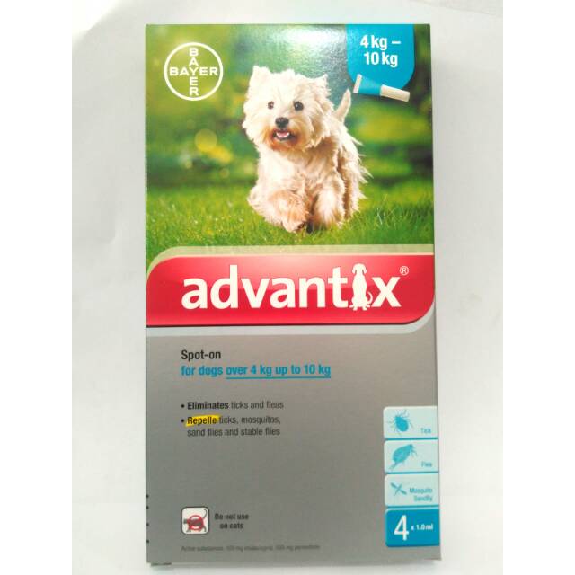 Advantix medium over 4kg up to 10kg